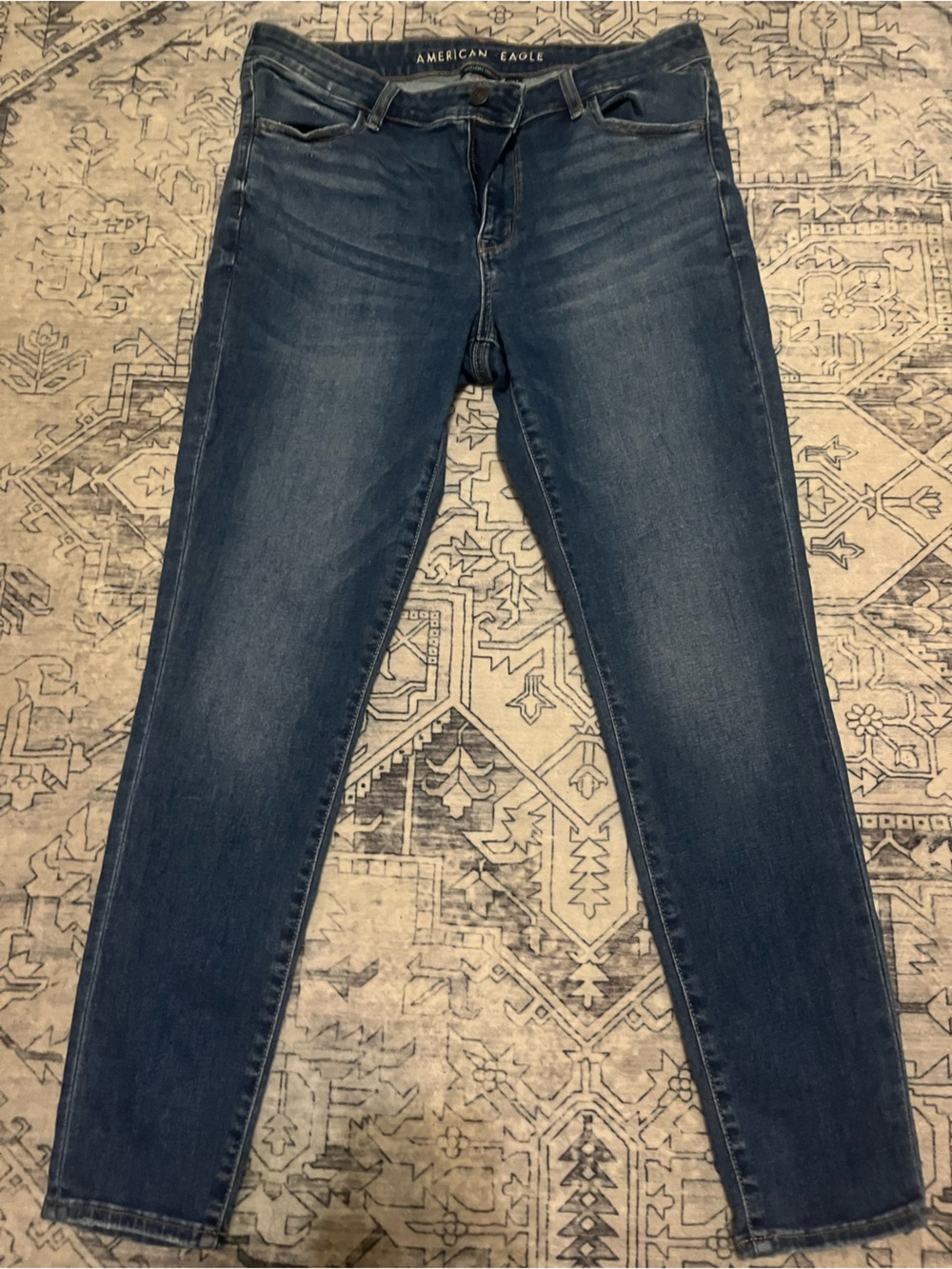 American Eagle Outfitters Skinny Jeans - Dark Blue Wash